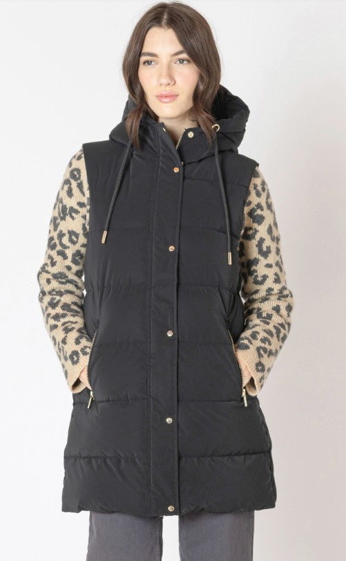 Val Hooded Puffer Vest 2629005-SALE