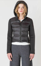 Load image into Gallery viewer, Kolleen Mixed Fabric Puffer Jacket 2629511
