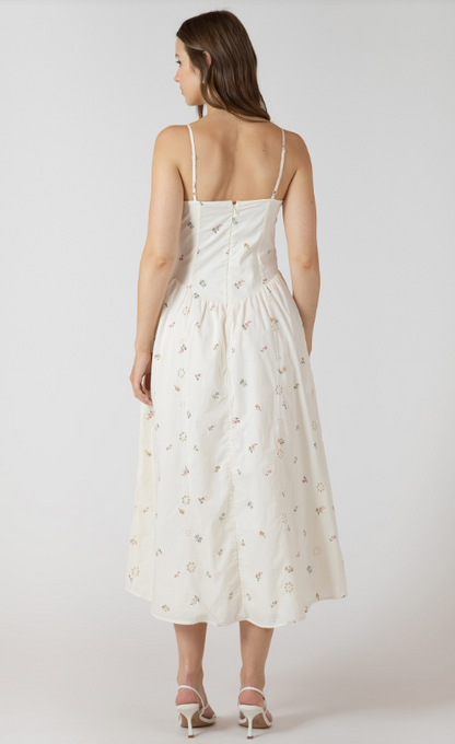 Smocked Detail Midi Dress 2722503