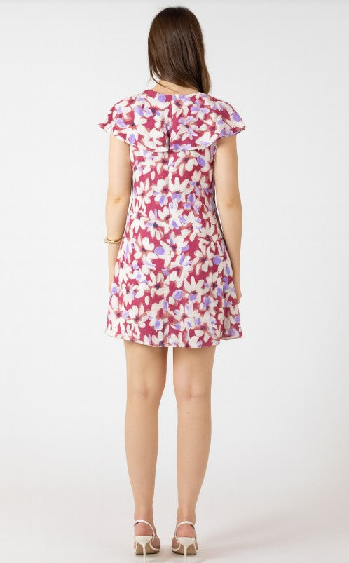 Ruffled Flounce Hem Mini Dress 2722510