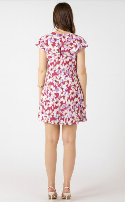 Ruffled Flounce Hem Mini Dress 2722510