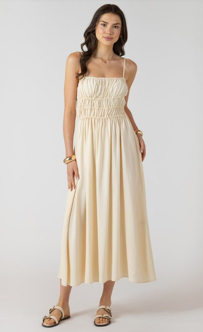 Elastic Waist Midi Dress 2722517