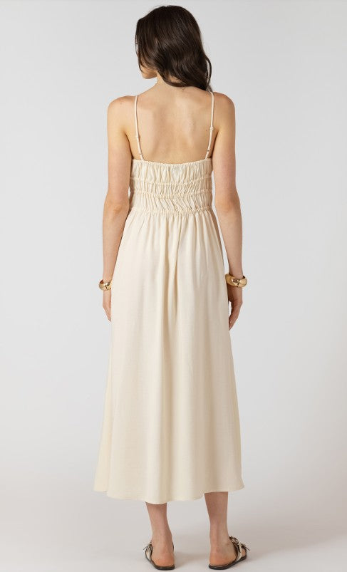 Elastic Waist Midi Dress 2722517