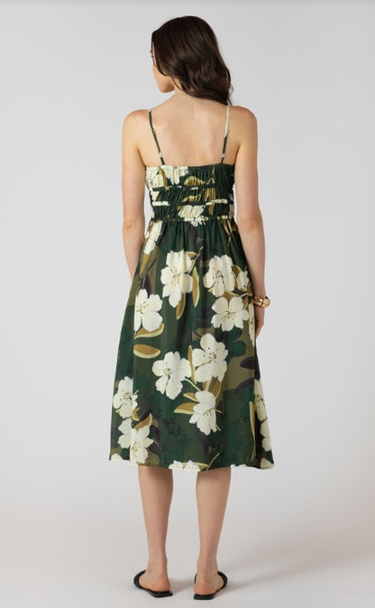 Elastic Waist Midi Dress 2722517