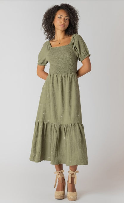 Smocked Tiered Maxi Dress 2722518 SALE