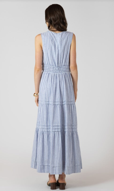 Pleat Detail Smocked Waist Dress 2722519