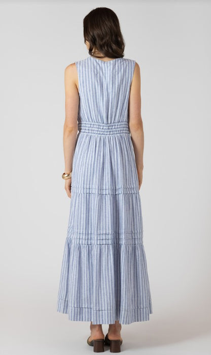 Pleat Detail Smocked Waist Dress 2722519