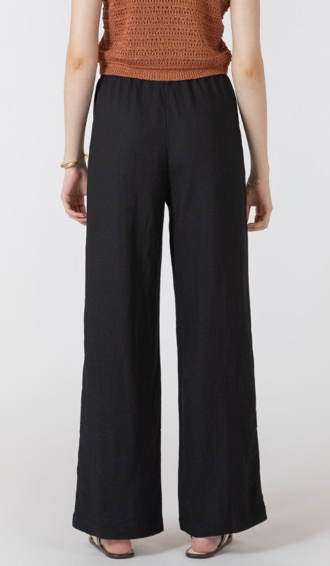 Elastic Waist Linen Pants 2722720
