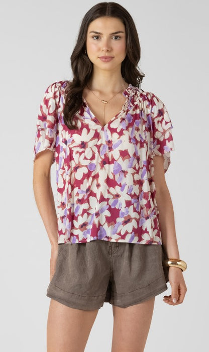 Flutter Sleeve Blouse 2723506