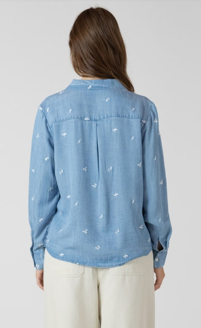 Embroidered Button Front Shirt 2723703