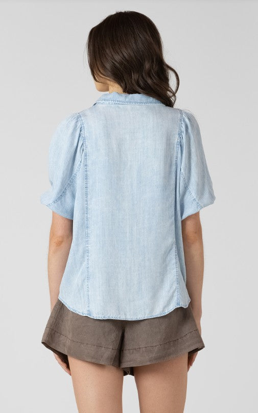 Panelled Button Front Blouse 2723720