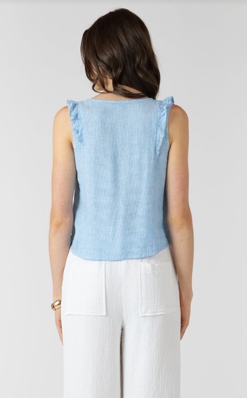 Pintuck Ruffle Detail Tank 2723726