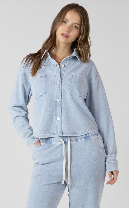 Cropped Knit Overshirt 2724001
