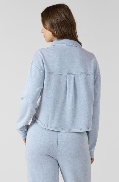 Cropped Knit Overshirt 2724001