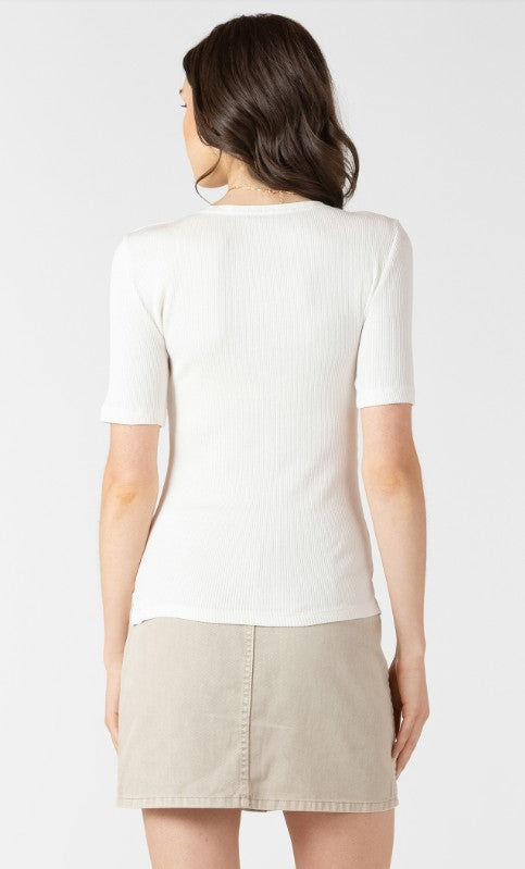 Ribbed Lace Tee 2724007