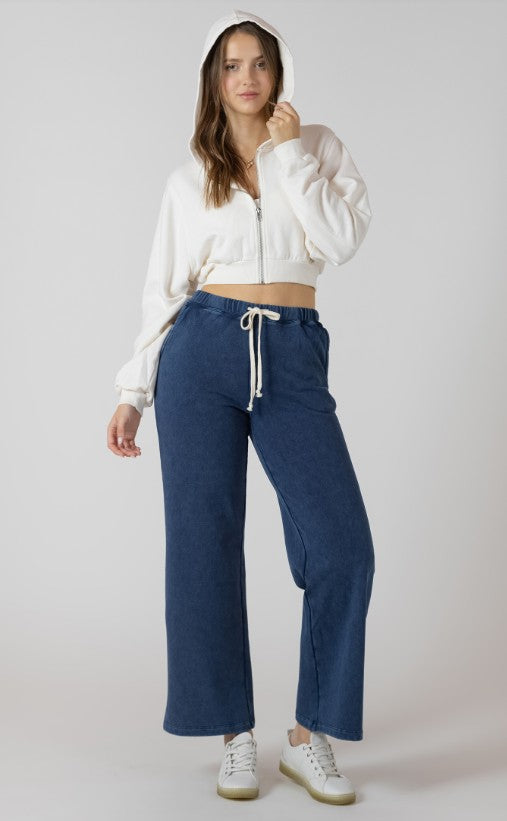 Cropped Zip-Front Hoodie 2724014