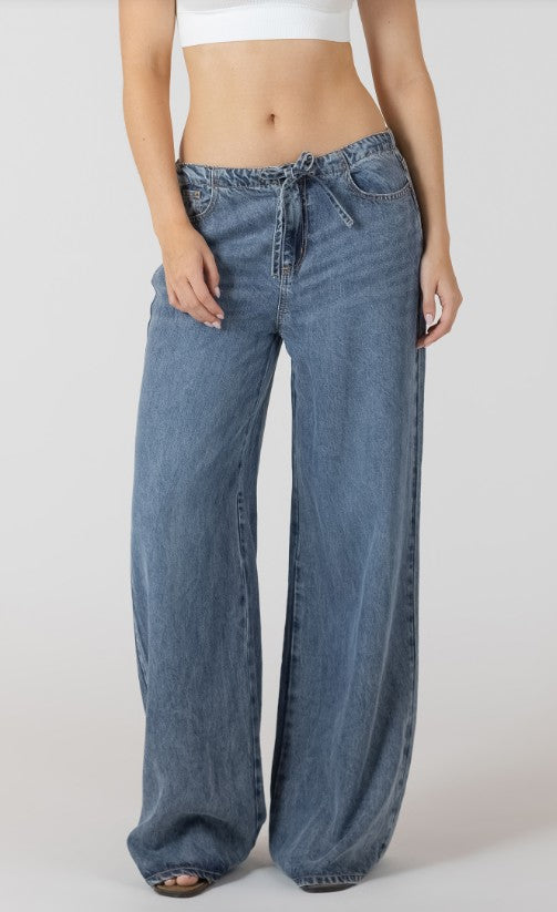 Drawstring Waist Denim Pant 2725251