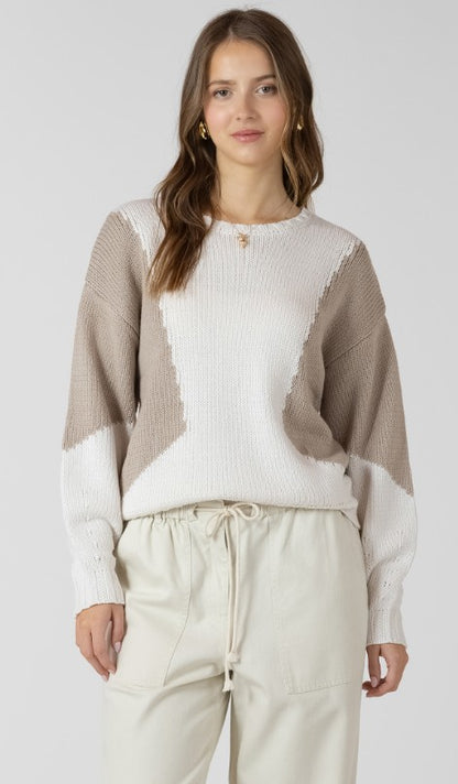 Colourblock Crewneck Sweater 2727000 SALE