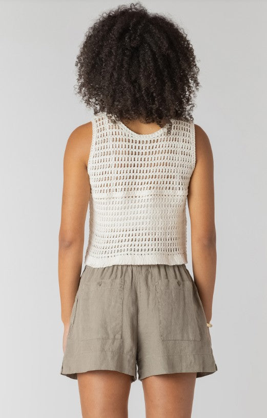 Crochet Buttoned Vest 2727027