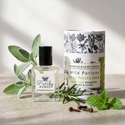 Blooming Wild Botanicals - Purify Aura  Aromatherapy Potion | Cleansing + Clarity