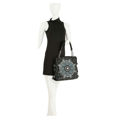 Handbag Express - Boho Inspired Rhinestone Pattern Handbag