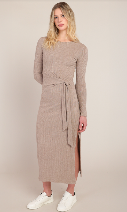Knot Waist Long Dress 2822000