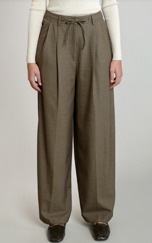 Pleat Drawstring Pant 2822714