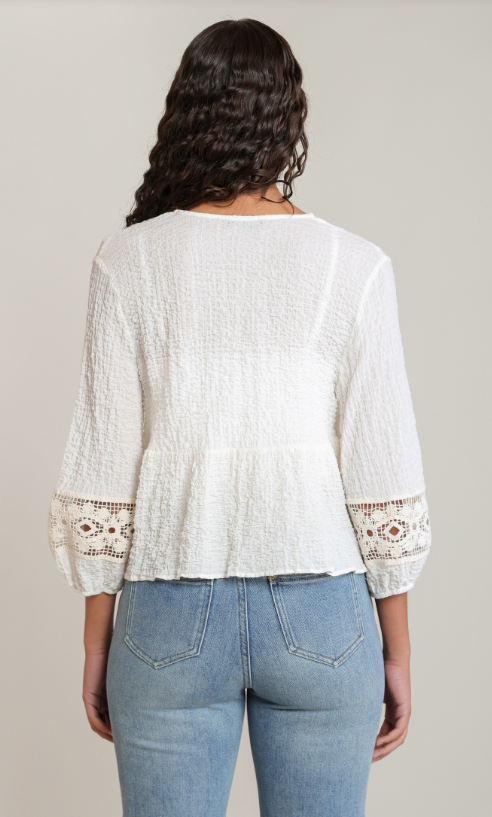 Crochet Trim Blouse 2823703