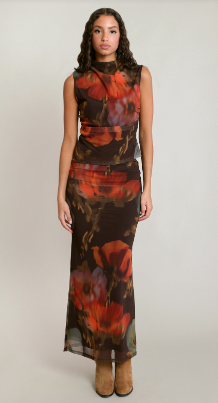 Mesh Floral Top 2824000