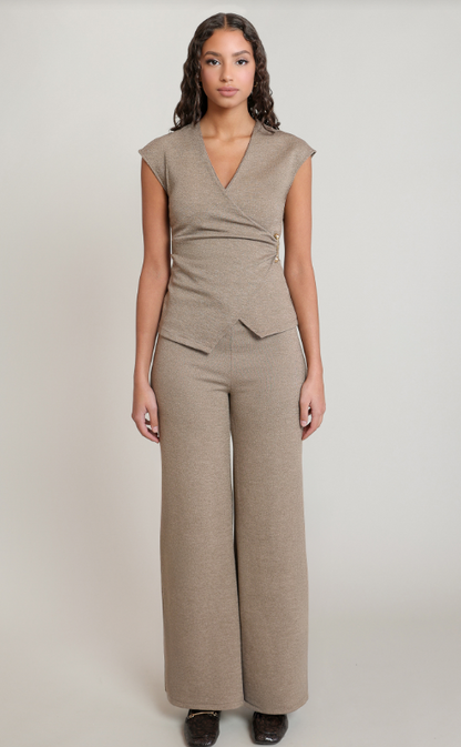 Cross Wrap Knit Top 2824006
