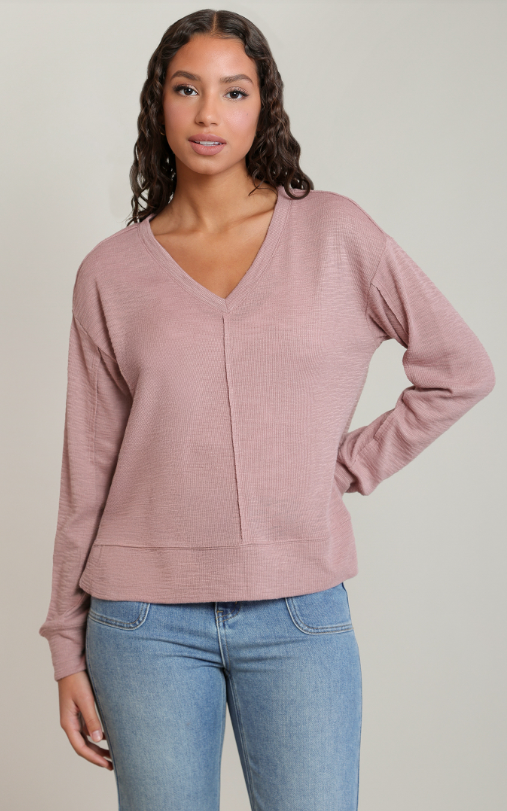 V-Neck Knit Top 2824011