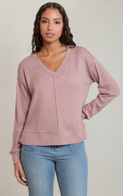 V-Neck Knit Top 2824011