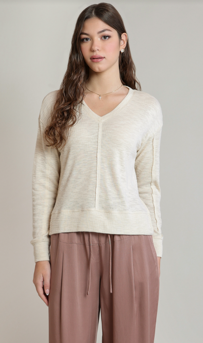 V-Neck Knit Top 2824011