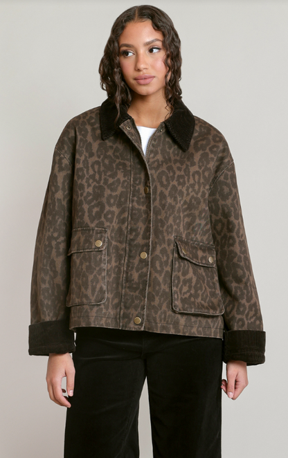 Leopard Denim Jacket 2825751