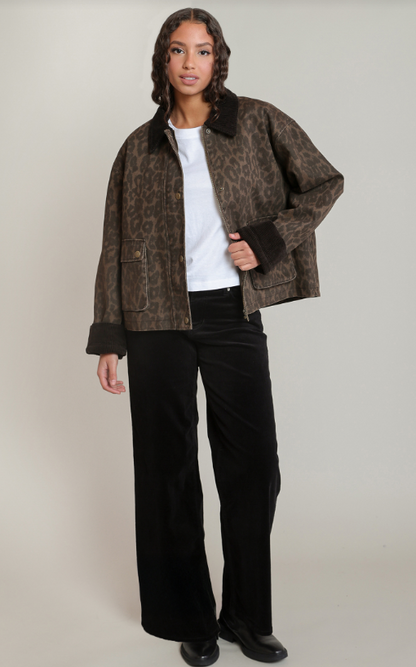 Leopard Denim Jacket 2825751