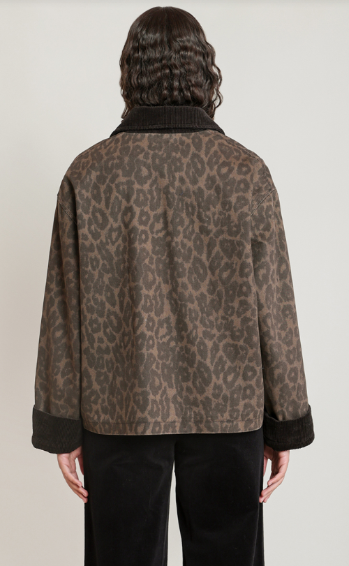 Leopard Denim Jacket 2825751