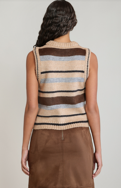 Stripe Sweater Vest 2827005