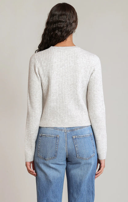 Bow Button Cropped Cardigan 2827257