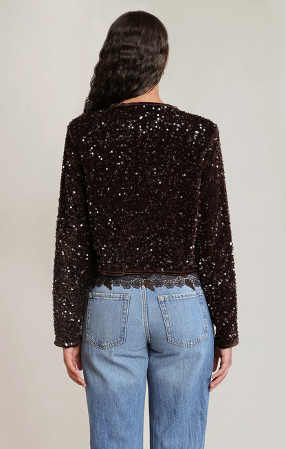 Velvet Sequin Jacket