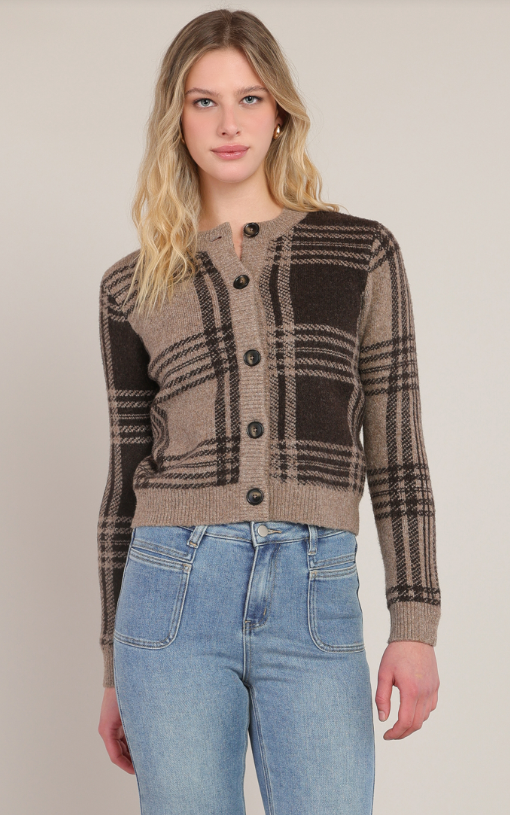 Plaid Cardigan 2827277