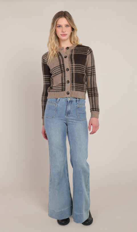 Plaid Cardigan 2827277