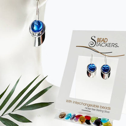 OV36 - Dangle earrings come with 9 interchangeable colours.