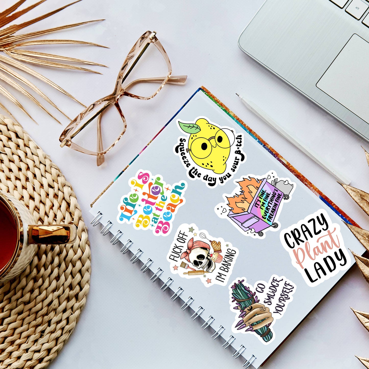 Sticky Moods - Dogs make my life better vinyl sticker