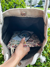 Load image into Gallery viewer, Teal Cats Tote Bag
