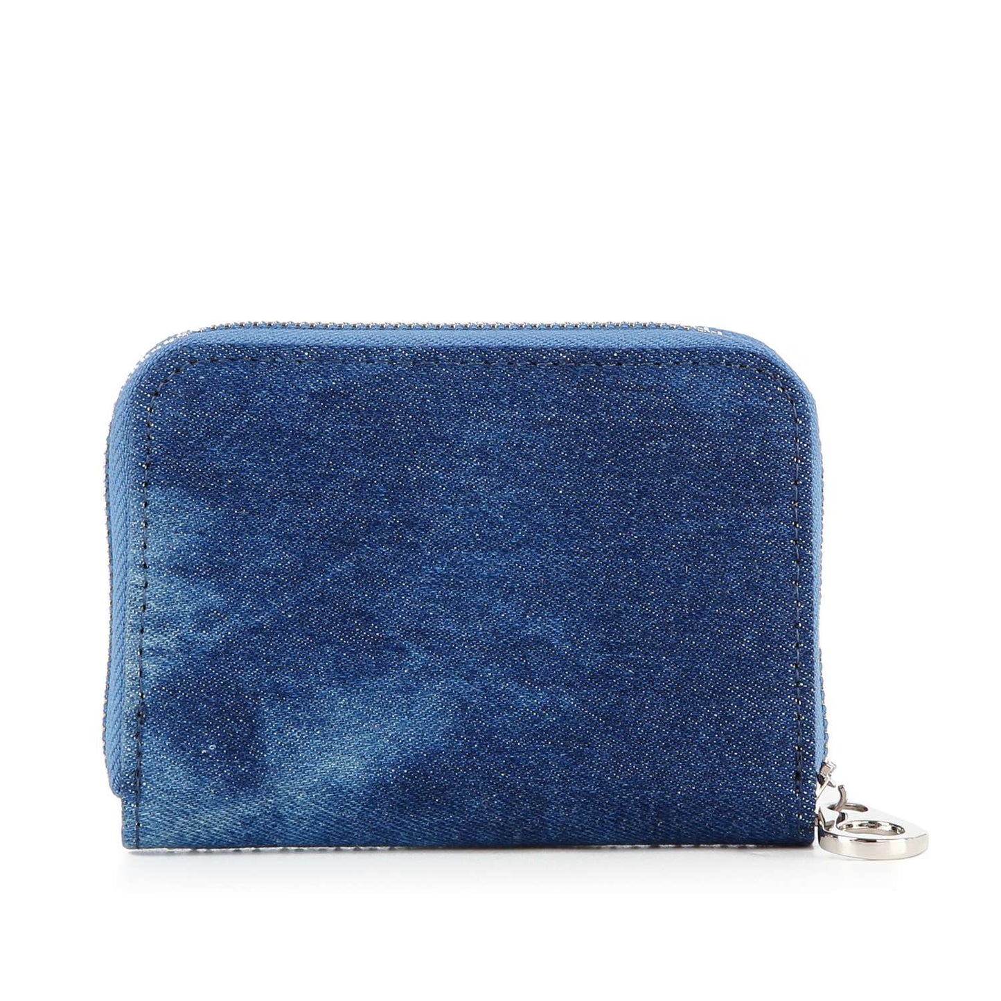 Handbag Express - Rhinestone Ombre Design Petite Zip Around Wallet