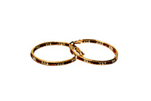 Load image into Gallery viewer, Earring 40mm Round Crystal Hoop Earrings
