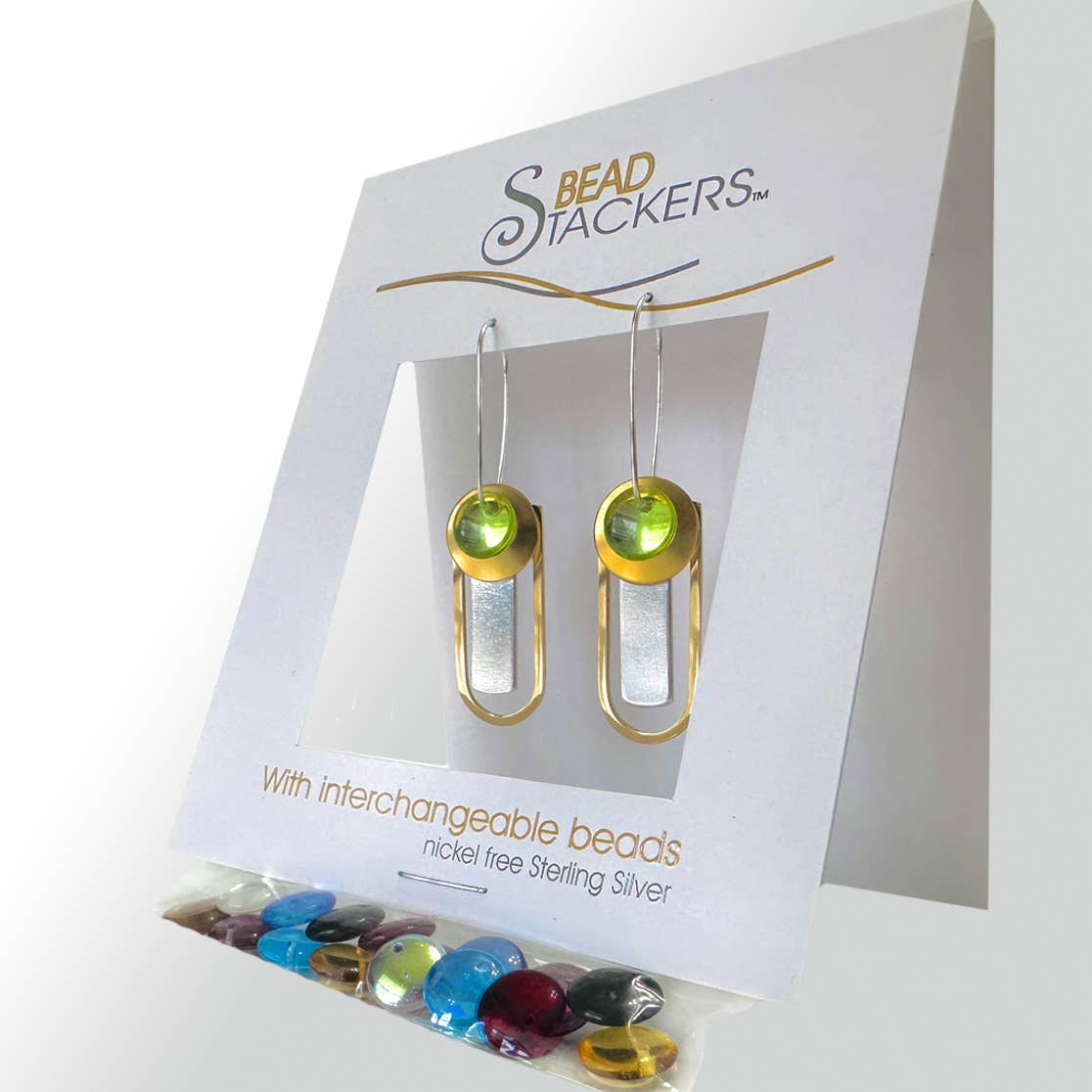 RTSG42 - Earrings come with 9 interchangeable colours.