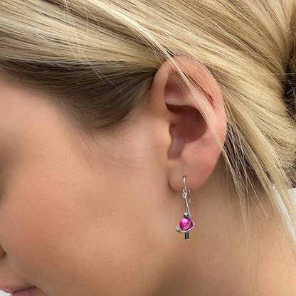 TB40 - Earrings come with 8 interchangeable colours. 