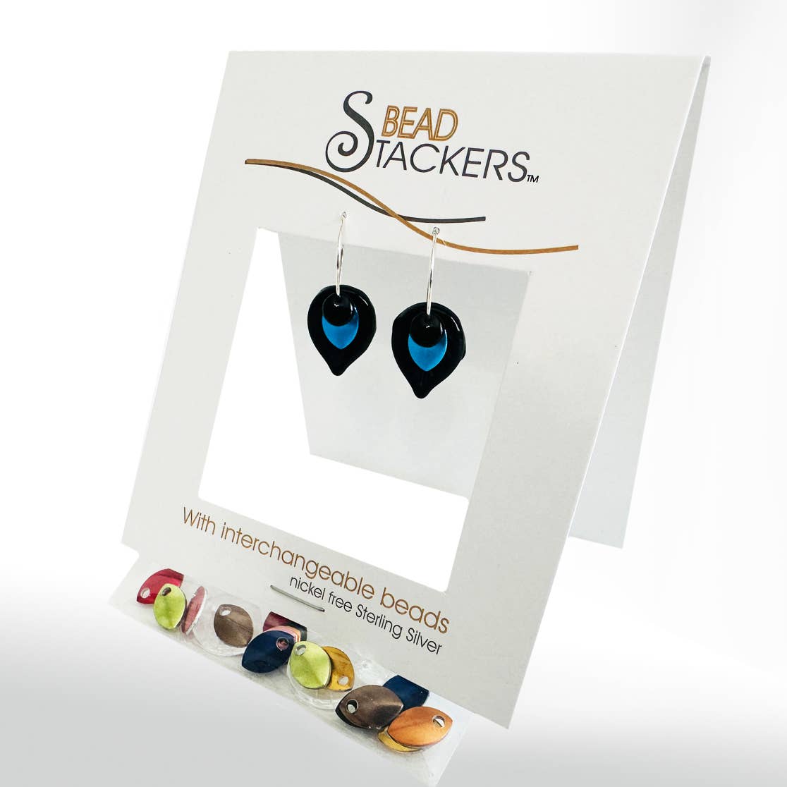 Lfgl32  - Earrings come with 9 interchangeable colours. 