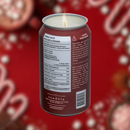 Candy Cane Cocoa Candle